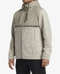 3 Boundary Lite - Hoodie met Rits voor Heren White ABYFT00470 Billabong