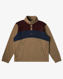 5 Boundary  - Mock Neck Sweatshirt for Men Brown ABYFT00500 Billabong