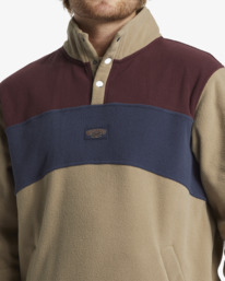 4 Boundary  - Mock Neck Sweatshirt for Men Brown ABYFT00500 Billabong