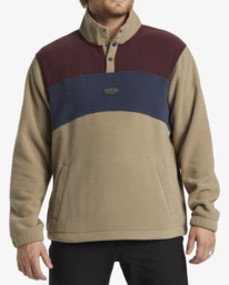 0 Boundary  - Sweat col montant pour Homme Marron ABYFT00500 Billabong