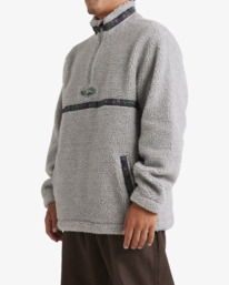 10 Boundary Tombstone - Mock Neck Fleece for Men White ABYFT00501 Billabong