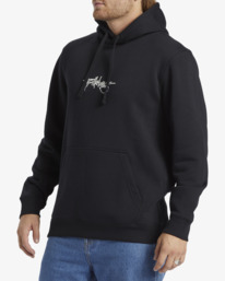 3 Script - Sudadera con capucha para Hombre Negro ABYFT00505 Billabong