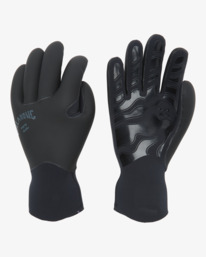 0 3mm Furnace - Guantes de neopreno de 5 dedos para Hombre Negro ABYHN00120 Billabong