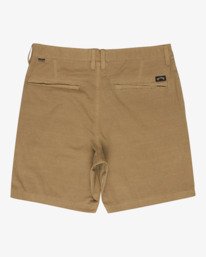 1 Crossfire Wave Washed 18" - Hybrid Submersible Shorts for Men Brown ABYHY03000 Billabong
