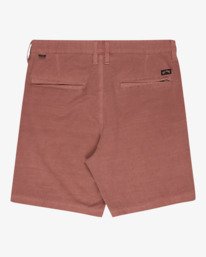 4 Crossfire Wave Washed 18" - Hybrid Submersible Shorts for Men Pink ABYHY03000 Billabong