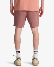 2 Crossfire Wave Washed 18" - Hybrid Submersible Shorts for Men Pink ABYHY03000 Billabong