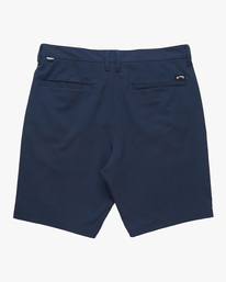 5 Crossfire Solid 20" - Walkshort voor in en uit het water voor Heren Blue ABYHY03002 Billabong