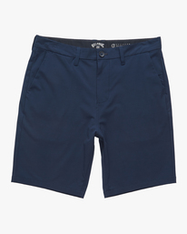 4 Crossfire Solid 20" - Walkshort voor in en uit het water voor Heren Blue ABYHY03002 Billabong