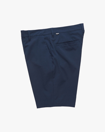 7 Crossfire Solid 20" - Walkshort voor in en uit het water voor Heren Blue ABYHY03002 Billabong