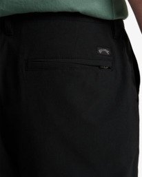 8 Crossfire Solid 20" - Submersible Walk Shorts for Men Black ABYHY03002 Billabong