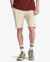 0 Crossfire Solid 20" - Submersible Walk Shorts for Men Beige ABYHY03002 Billabong