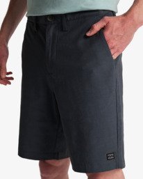 4 Crossfire Solid 20" - Unterwasser-Shorts f&uuml;r M&auml;nner Schwarz ABYHY03002 Billabong