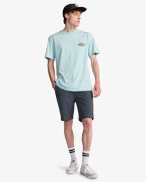 1 Crossfire Solid 20" - Unterwasser-Shorts f&uuml;r M&auml;nner Schwarz ABYHY03002 Billabong