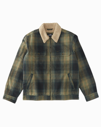 5 Barlow - Sherpa Lined Jacket for Men Green ABYJK00184 Billabong