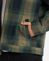 4 Barlow - Sherpa Lined Jacket for Men Green ABYJK00184 Billabong