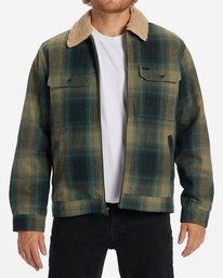 0 Barlow - Sherpa Lined Jacket for Men Green ABYJK00184 Billabong