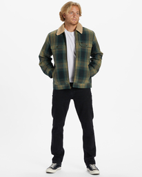 1 Barlow - Sherpa Lined Jacket for Men Green ABYJK00184 Billabong