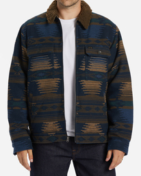 0 Barlow - Sherpa Lined Jacket for Men Blue ABYJK00184 Billabong