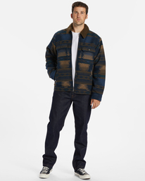 1 Barlow - Sherpa Lined Jacket for Men Blue ABYJK00184 Billabong