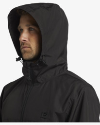 6 Transport - Veste coupe-vent imperméable pour Homme Noir ABYJK00216 Billabong