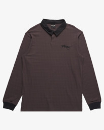 5 Neutron - Polo met Lange Mouw voor Heren Purple ABYKT00234 Billabong