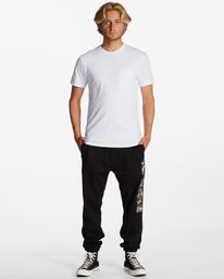 0 Keith Haring Jam - Jogginghose f&uuml;r M&auml;nner Schwarz ABYNP00153 Billabong