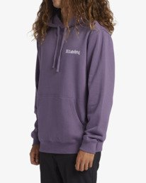 3 Short Sands - Pullover con cappuccio da Uomo Purple ABYSF00124 Billabong