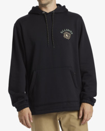 0 Compass  - Pullover Hoodie for Men Black ABYSF00147 Billabong