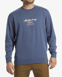 0 Short Sands - Pullover Sweatshirt for Men Blue ABYSF00148 Billabong