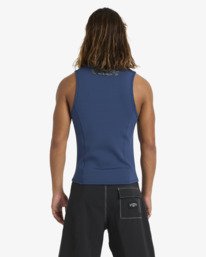 2 2/2mm Absolute Natural - Back Zip Wetsuit Vest for Men Blue ABYW000104 Billabong