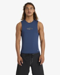 0 2/2mm Absolute Natural - Back Zip Wetsuit Vest for Men Blue ABYW000104 Billabong
