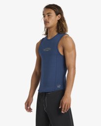 1 2/2mm Absolute Natural - Back Zip Wetsuit Vest for Men Blue ABYW000104 Billabong
