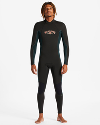 1 5/4mm Absolute - Back-Zip-Neoprenanzug für Männer Grün ABYW100191 Billabong