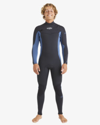 0 4/3mm Absolute Natural   - Chest Zip GBS Wetsuit for Men Blue ABYW100258 Billabong