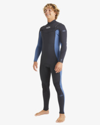 1 4/3mm Absolute Natural   - Chest Zip GBS Wetsuit for Men Blue ABYW100258 Billabong