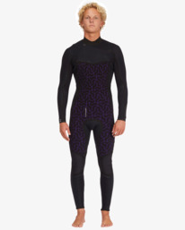 8 4/3mm Absolute Natural   - Chest Zip GBS Wetsuit para Homem Azul ABYW100258 Billabong