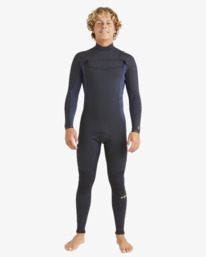 7 4/3mm Absolute Natural   - Wetsuit met GBS en een Borstrits voor Heren Blue ABYW100258 Billabong