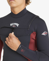 5 4/3mm Absolute Natural   - Chest Zip GBS Wetsuit para Homem Vermelho ABYW100258 Billabong