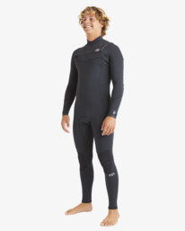 1 5/4mm Absolute Natural  - Chest Zip GBS Wetsuit for Men Black ABYW100259 Billabong