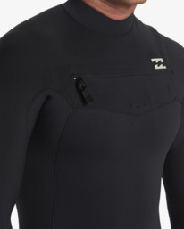 7 3/2mm Revolution Natural   - Chest Zip GBS Wetsuit for Men Black ABYW100266 Billabong