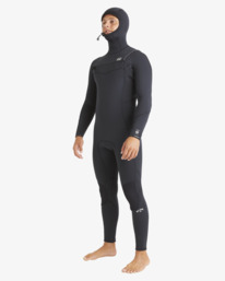 1 5/4mm Absolute Natural - Chest Zip Wetsuit for Men Black ABYW200120 Billabong