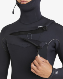 5 6/5mm Furnace Natural - Chest Zip Wetsuit for Men Black ABYW200121 Billabong