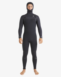 7 4/3mm Furnace Natural - Chest Zip Wetsuit for Men Black ABYW200123 Billabong