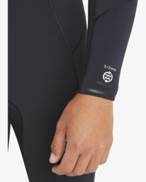 9 2/2mm Absolute Natural - Traje de surf de manga larga con cremallera en el pecho para hombre Negro ABYW400125 Billabong