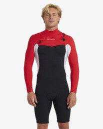 0 2/2mm Revolution Natural - Chest Zip Long Sleeves Springsuit for Men Blue ABYW400128 Billabong