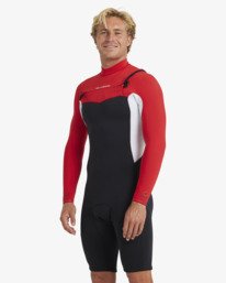 1 2/2mm Revolution Natural - Chest Zip Long Sleeves Springsuit for Men Blue ABYW400128 Billabong
