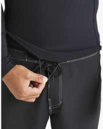 8 1/1mm Absolute Natural  - Back Zip Wetsuit Jacket for Men Black ABYW800129 Billabong