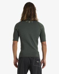 2 2/2mm Absolute Natural - Back Zip Wetsuit Jacket for Men Green ABYW900105 Billabong