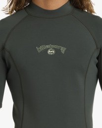 3 2/2mm Absolute Natural - Back Zip Wetsuit Jacket for Men Green ABYW900105 Billabong