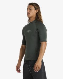 1 2/2mm Absolute Natural - Back Zip Wetsuit Jacket for Men Green ABYW900105 Billabong